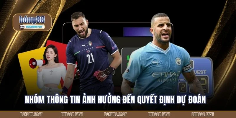 Nhóm thông tin ảnh hưởng đến quyết định dự đoán